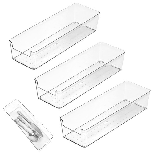 Plastic cutlery storage - cutlery,